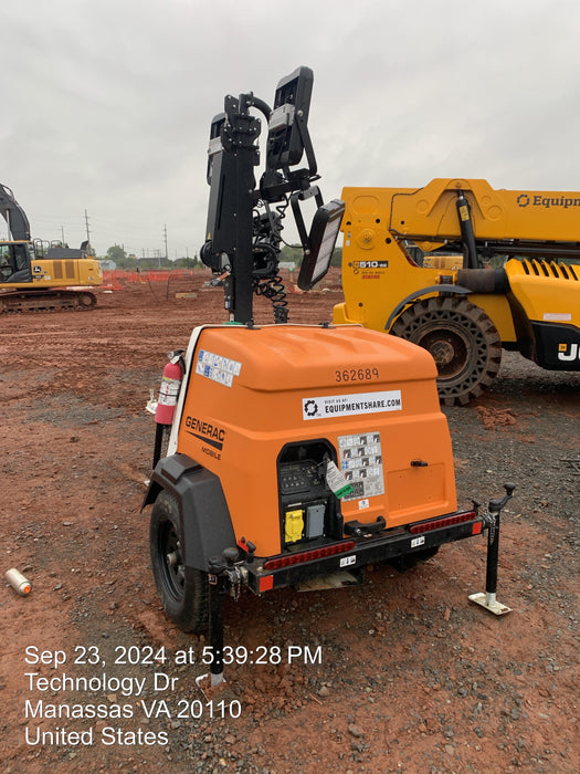 2023 Generac MLT2 Diesel, Flex Switch 120V Input, Powerzone Controller, 
(4) 320W LED Lights, 4kW Generator, 39.9 Gal Fuel Tank, 2" Ball, T3