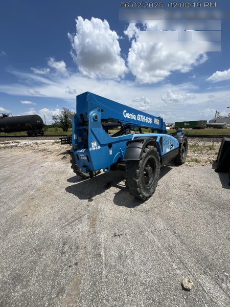 2018 Genie GTH-636 GTH-636 w/Open ROPS, Solid Tires, beacon/work lights, 48" carriage/forks
