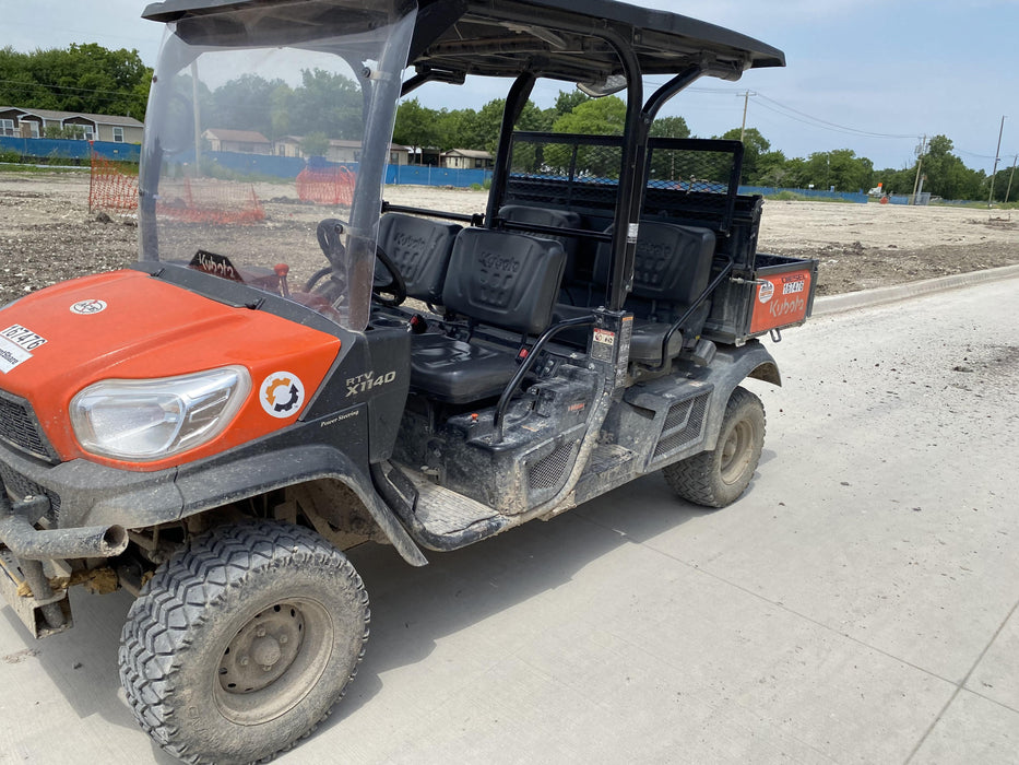 2021 Kubota RTV-X1140W-H Plastic Canopy, Windshield Acrylic Clear, LED Strobe Light, Wire Harness Kit, Back up Alarm