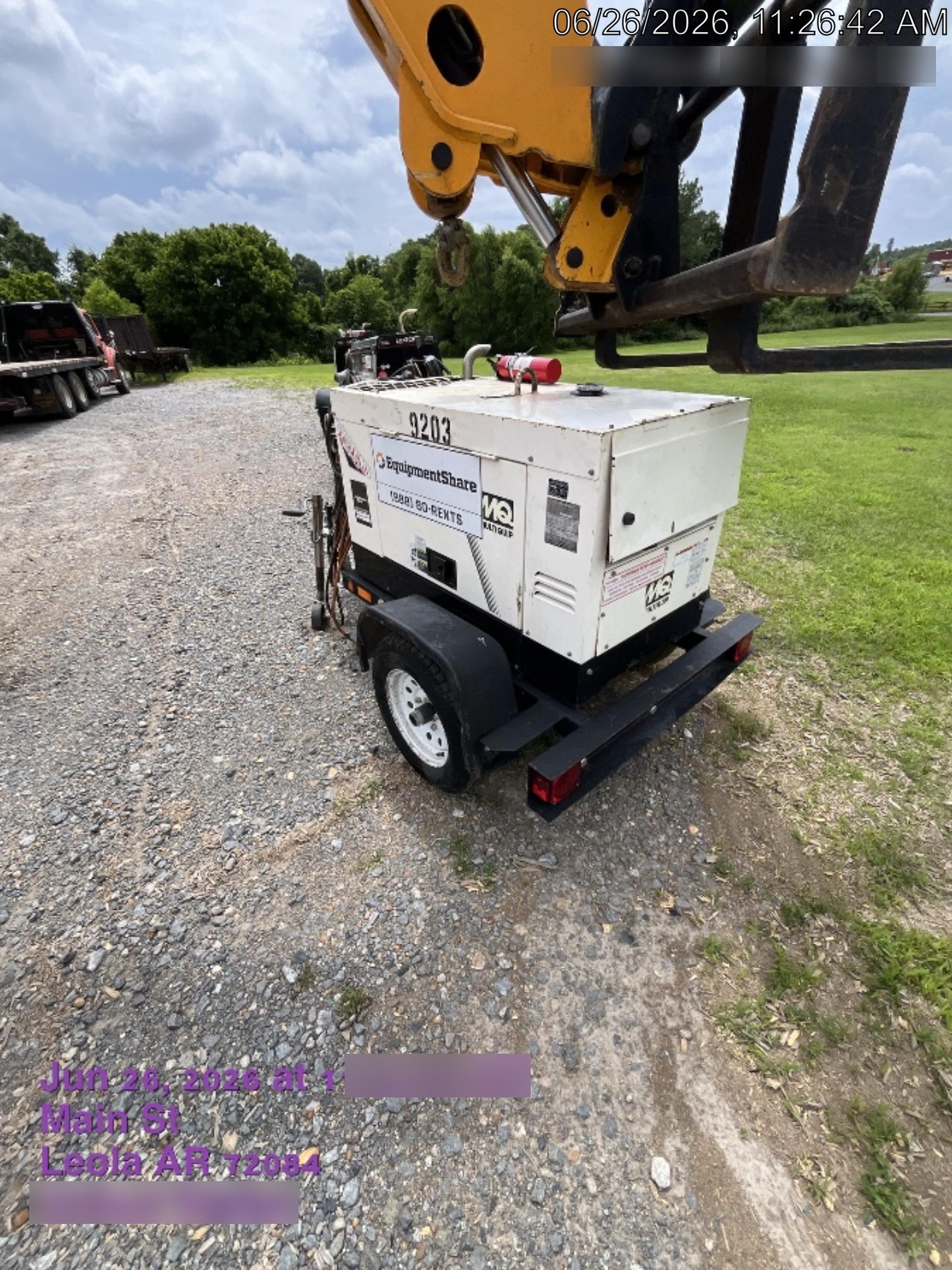 2018 Multiquip DLW300ESA1 Multiquip DLW300ESA1 300 Amp Welder w/Trailer, 100' of Lead, 50' of Ground, Wired Remotes