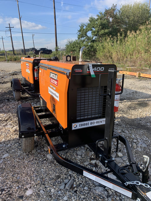 2022 Lincoln Electric LE400 Kubota V1505, Trlr, Cable Rack, Light Kit, ES Decals, T3