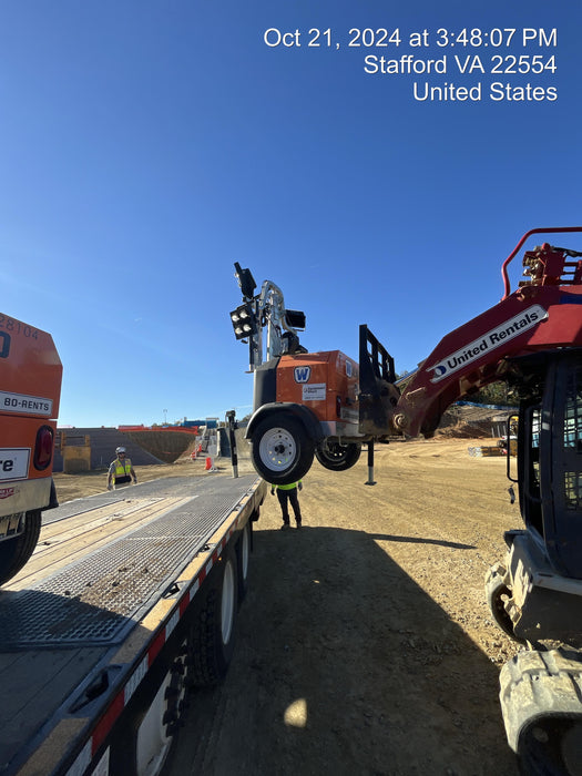 2024 Wanco WLTT-4MM4K Diesel, Deep Sea Controller, Shore Power Plug, Auto Start, (4) 350W LED Floodlights, 4kW Generator, 60 Gal Fuel Tank, 2" Ball, T3