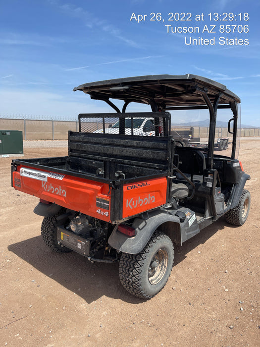 Kubota RTV-X1140W-H Plastic Canopy, Windshield Acrylic Clear, LED Strobe Light, Wire Harness Kit, Back up Alarm
