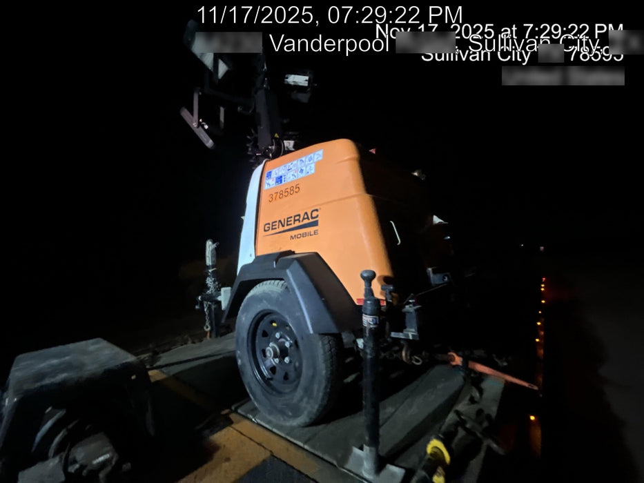 2023 Generac MLT2 Diesel, Flex Switch 120V Input, Powerzone Controller, 
(4) 320W LED Lights, 4kW Generator, 39.9 Gal Fuel Tank, 2" Ball, T3