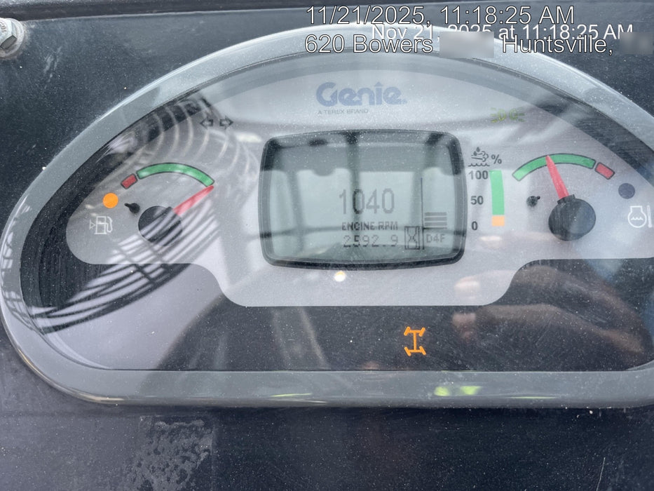 2018 Genie GTH-1056 Genie GTH-1056 w/Enclosed Cab w/HVAC, Work Lights, Solid Tires, Beacon, 60" Carriage and Forks