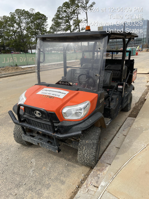 2020 Kubota RTV-X1140W-H 4WD, LED Strobe, Windshield Acrylic Clear, Plastic Canopy, Wire Harness Kit, Backup Alarm