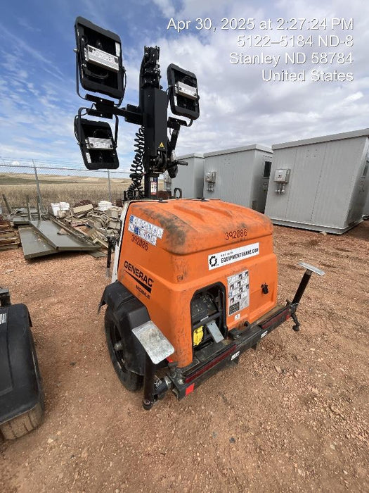 2024 Generac MLT2 Diesel, Flex Switch 120V Input, Powerzone Controller, 
(4) 320W LED Lights, 4kW Generator, 39.9 Gal Fuel Tank, 2" Ball, T3