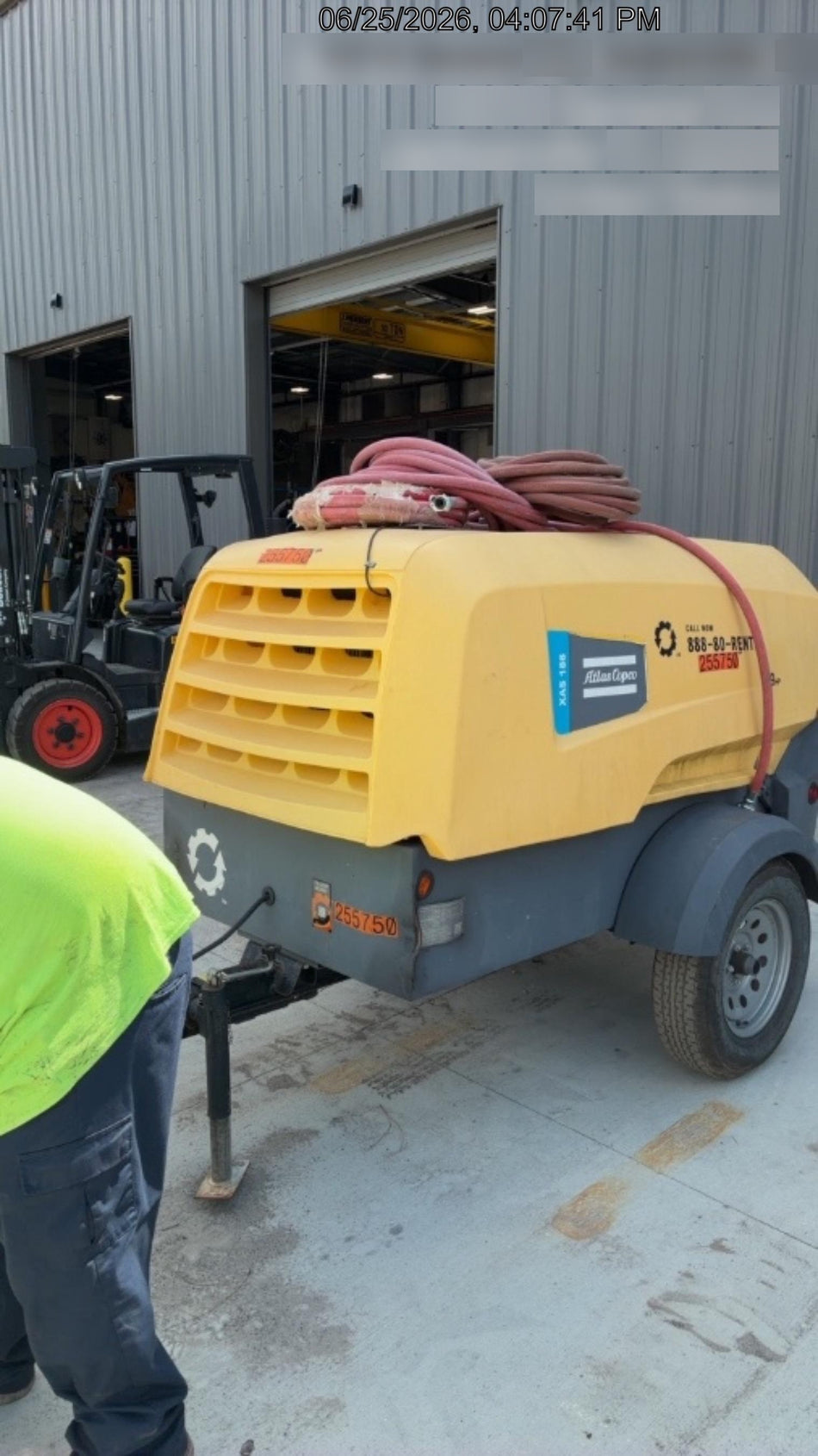 2022 ATLAS COPCO XAS188 CWK