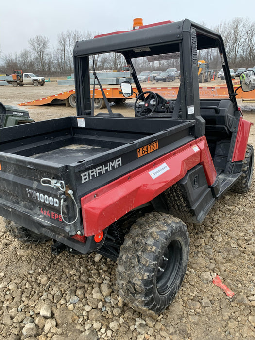 2021 Yanmar YU1000 Canopy, Steel Wheel, Poly WindShield, Beacon, Backup Alarm