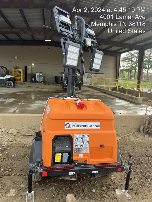 2024 Generac MLT2 Diesel, Flex Switch 120V Input, Powerzone Controller, 
(4) 320W LED Lights, 4kW Generator, 39.9 Gal Fuel Tank, 2" Ball, T3