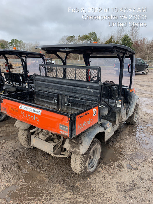 2021 Kubota RTV-X1140W-H Plastic Canopy, Windshield Acrylic Clear, LED Strobe Light, Wire Harness Kit, Back up Alarm