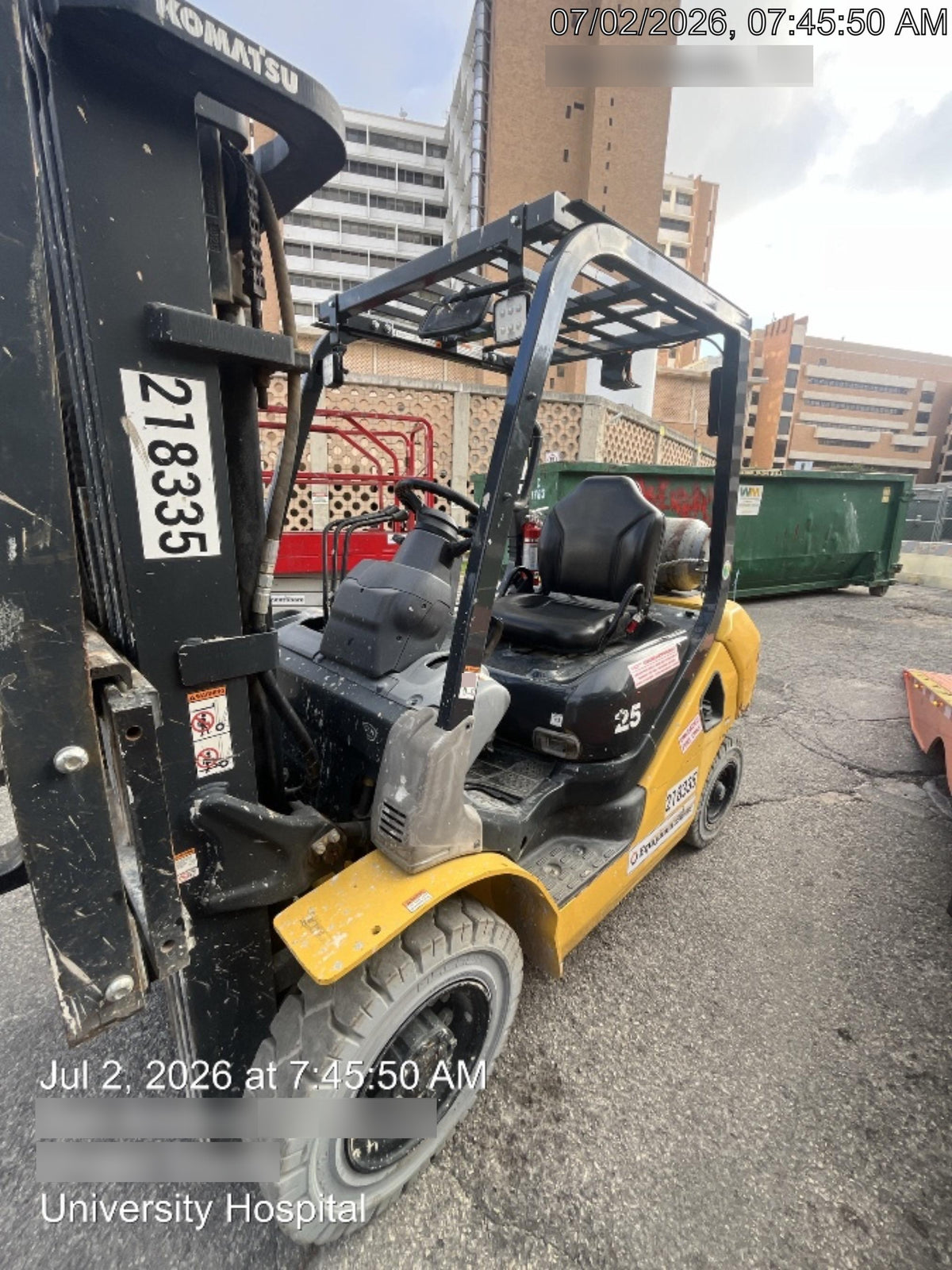 2022 KOMATSU FG25T-16