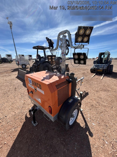 2024 Wanco WLTT-4MM4K Diesel, Deep Sea Controller, Shore Power Plug, Auto Start, (4) 350W LED Floodlights, 4kW Generator, 60 Gal Fuel Tank, 2" Ball, T3