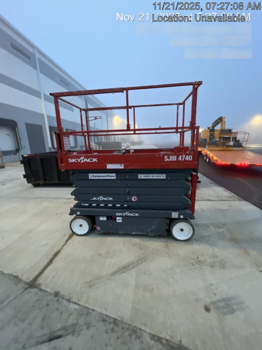 2018 Skyjack SJIII-4740 Standard Rental Specs