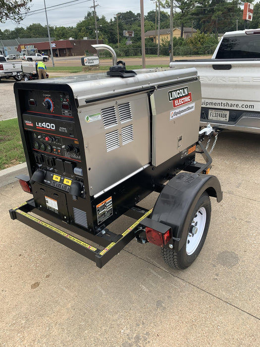 2024 Lincoln Electric LE400 Kubota V1505, Trlr, Cable Rack, Light Kit, ES Decals, T3