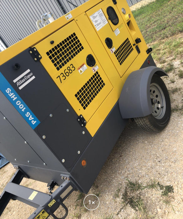 2020 ATLAS COPCO PAS 100 HF CS Enclosed