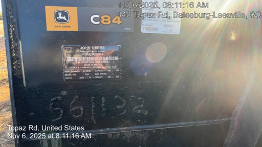 2025 JOHN DEERE 84" Bucket - John Deere