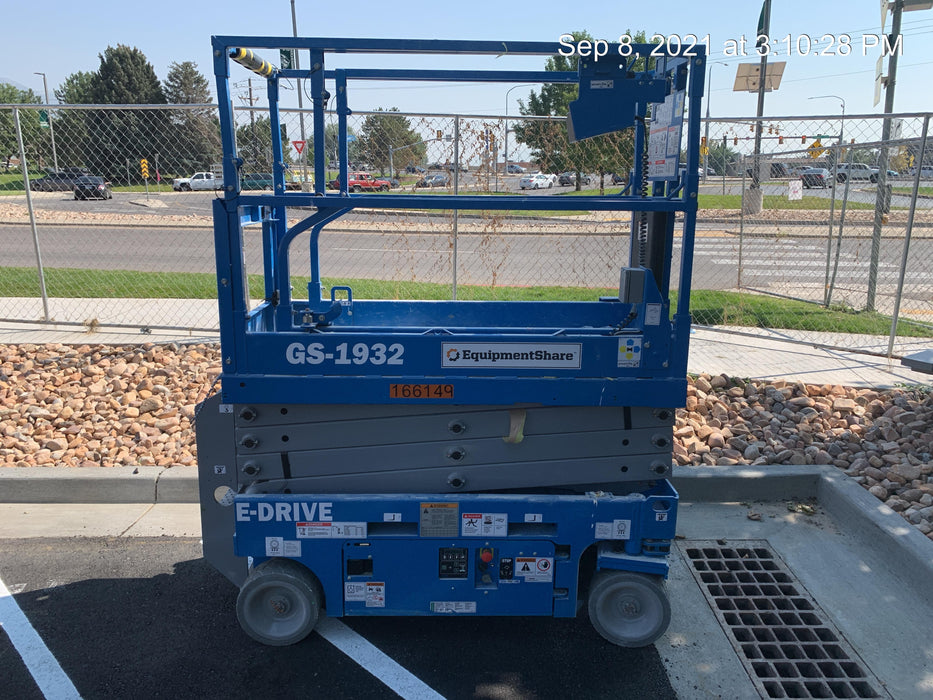 2021 Genie GS-1932 Electric Drive, Sld NM Tires, DBcns, EST