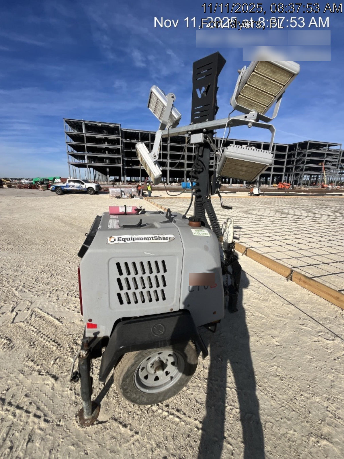 2019 Wacker Neuson LTV6K-LED Standard LED Towable Light Tower w/None