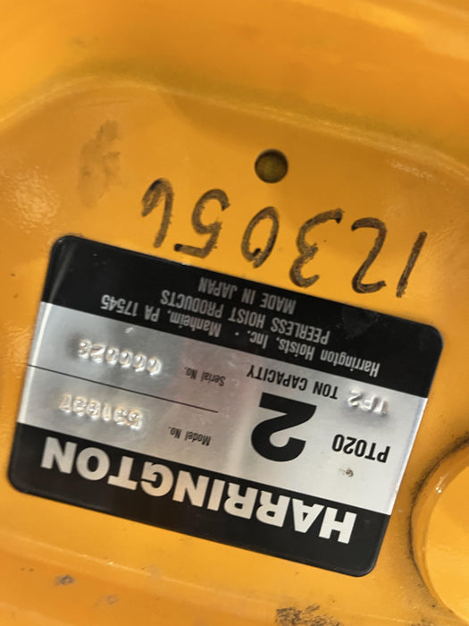 2020 HARRINGTON PT020