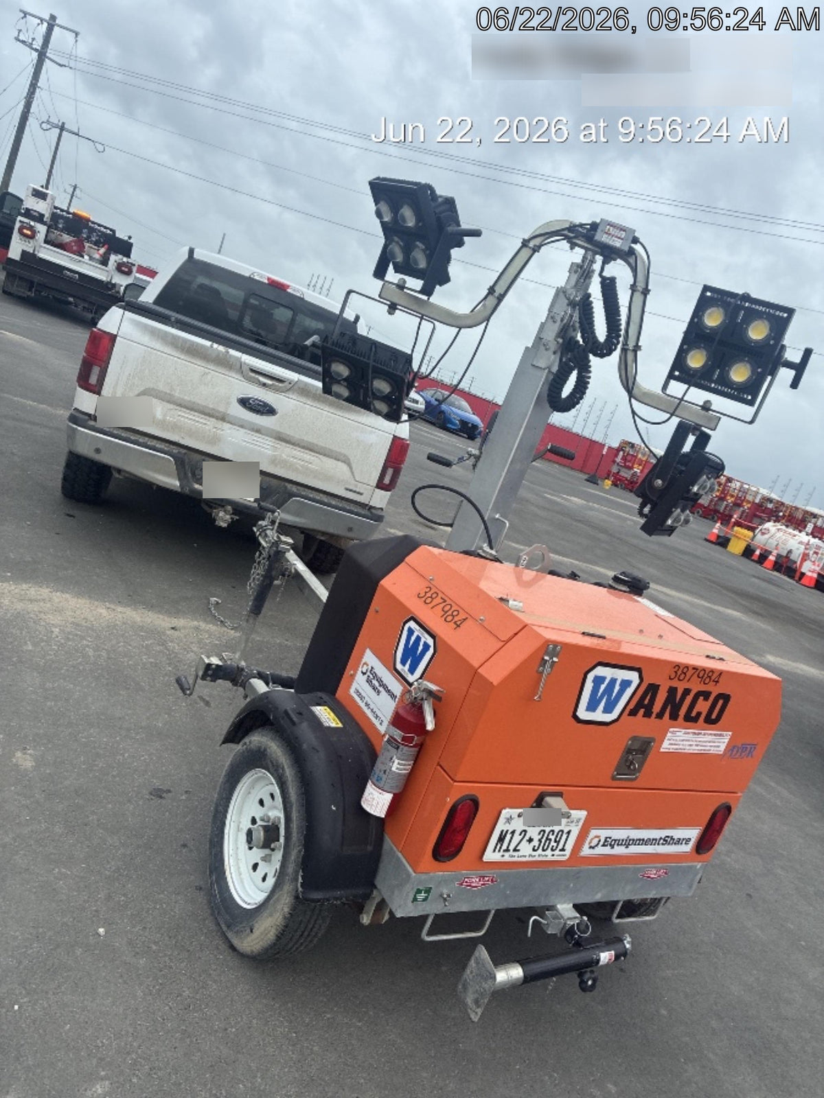 2024 Wanco WLTT-4MM4K Diesel, Deep Sea Controller, Shore Power Plug, Auto Start, (4) 350W LED Floodlights, 4kW Generator, 60 Gal Fuel Tank, 2" Ball, T3