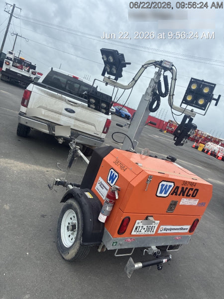 2024 Wanco WLTT-4MM4K Diesel, Deep Sea Controller, Shore Power Plug, Auto Start, (4) 350W LED Floodlights, 4kW Generator, 60 Gal Fuel Tank, 2" Ball, T3