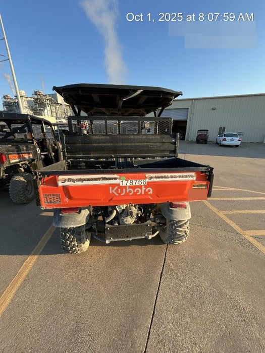 2021 Kubota RTV-X1140W-H Plastic Canopy, Windshield Acrylic Clear, LED Strobe Light, Wire Harness Kit, Back up Alarm