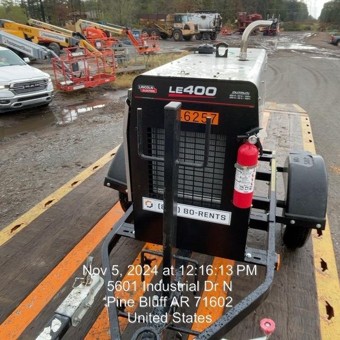 2024 Lincoln Electric LE400 Kubota V1505, Trlr, Cable Rack, Light Kit, ES Decals, T3