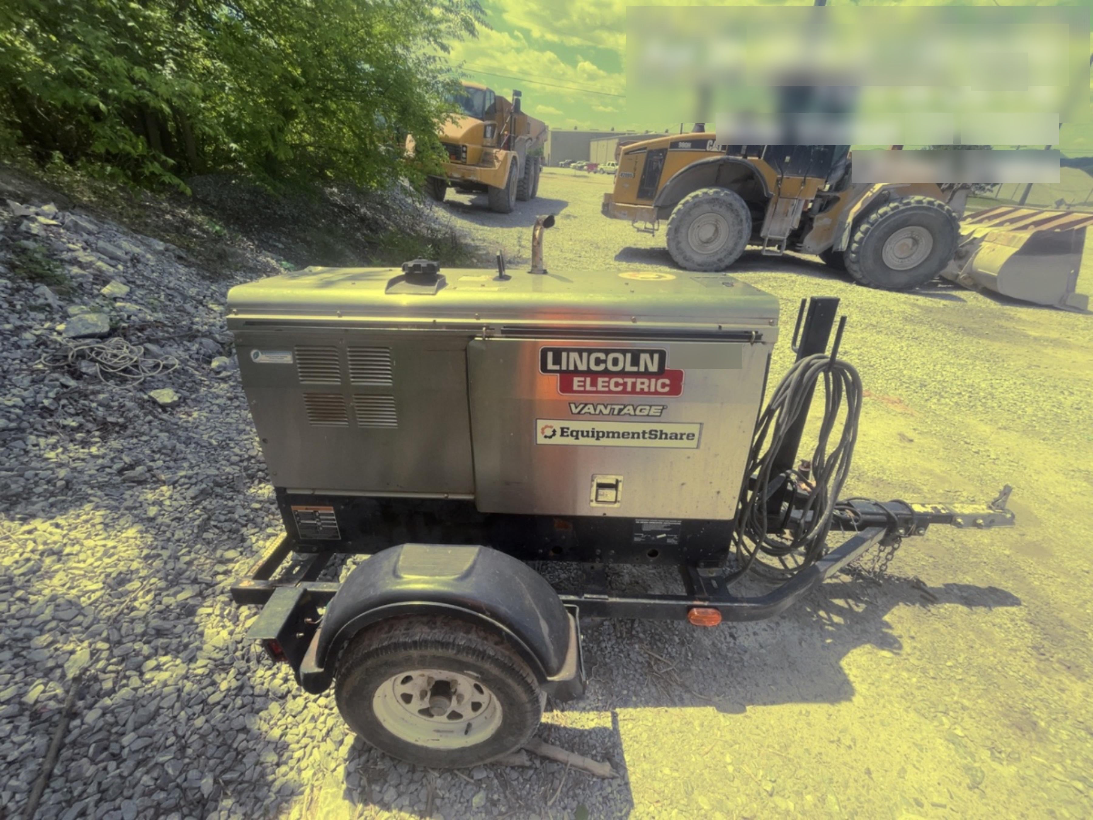 2020 Lincoln Electric Vantage 322 Welder Ready-Pak 3, w/ GPS & Decals (includes trailer, cable rack, fender light kit)