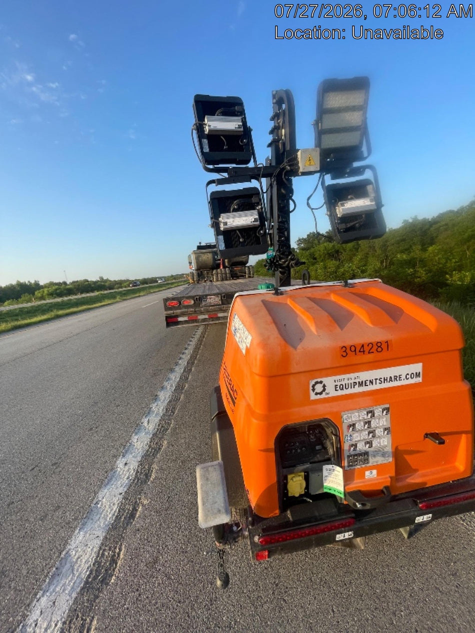 2024 Generac MLT2 Diesel, Flex Switch 120V Input, Powerzone Controller, 
(4) 320W LED Lights, 4kW Generator, 39.9 Gal Fuel Tank, 2" Ball, T3