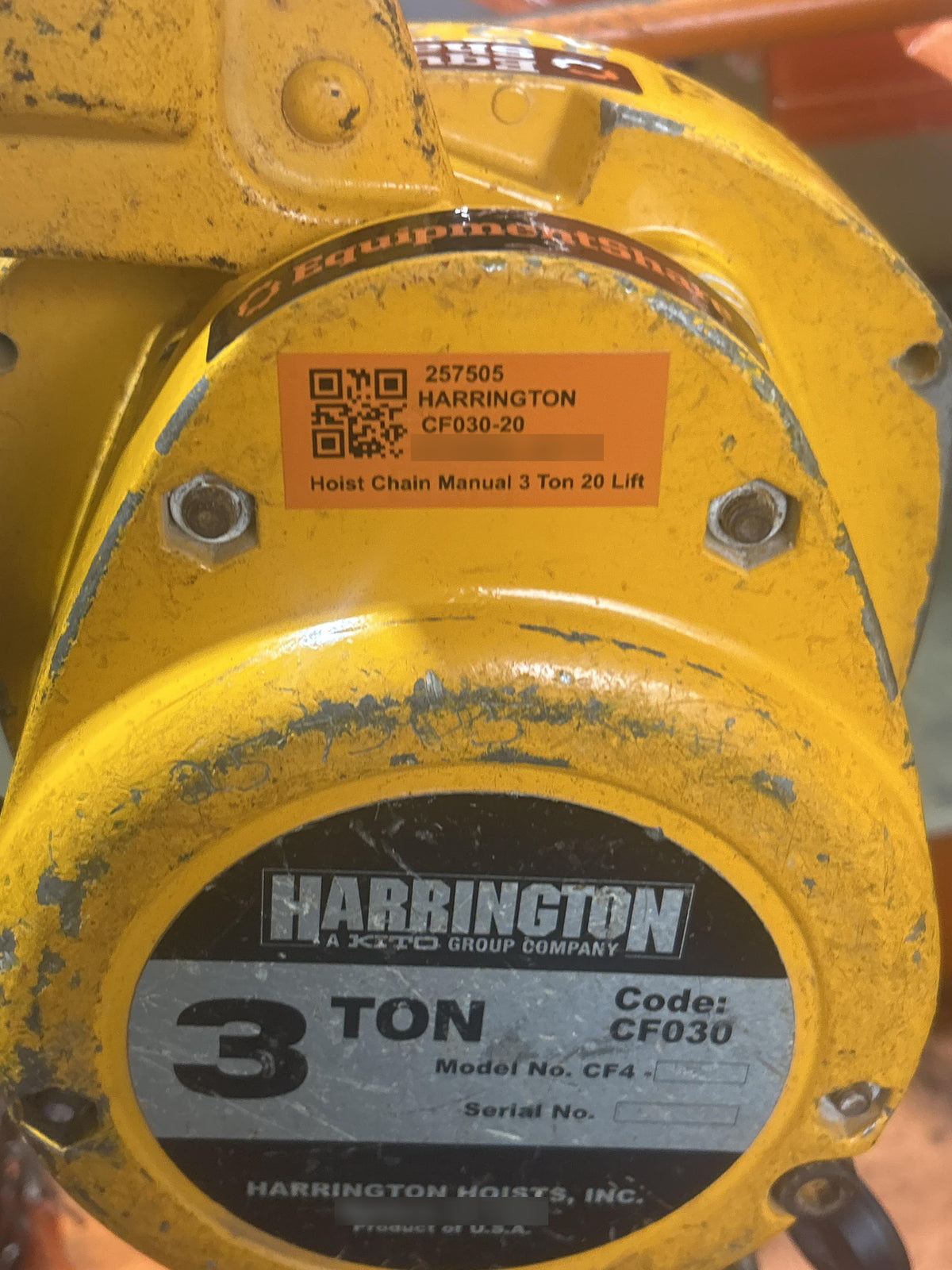 2022 HARRINGTON CF030-20