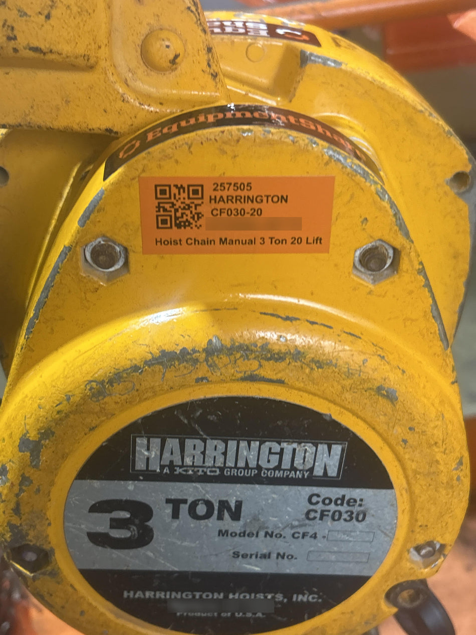 2022 HARRINGTON CF030-20