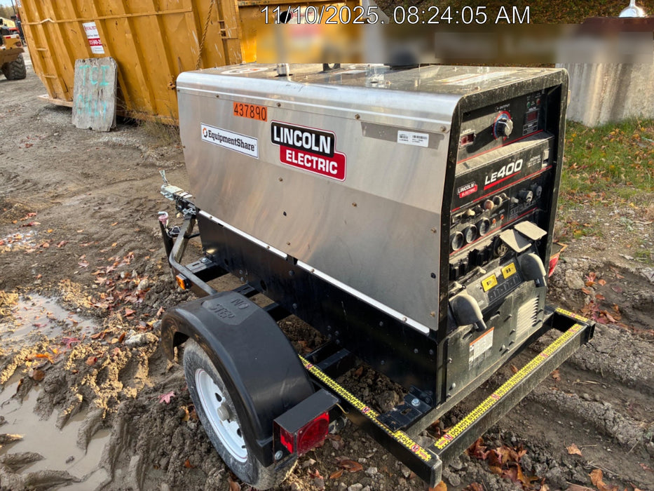 2024 Lincoln Electric LE400 Kubota V1505, Trlr, Cable Rack, Light Kit, ES Decals, T3