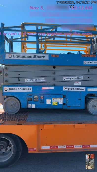 2019 Genie GS-1930 Genie GS-1930 Scissor Lift w/Standard Options