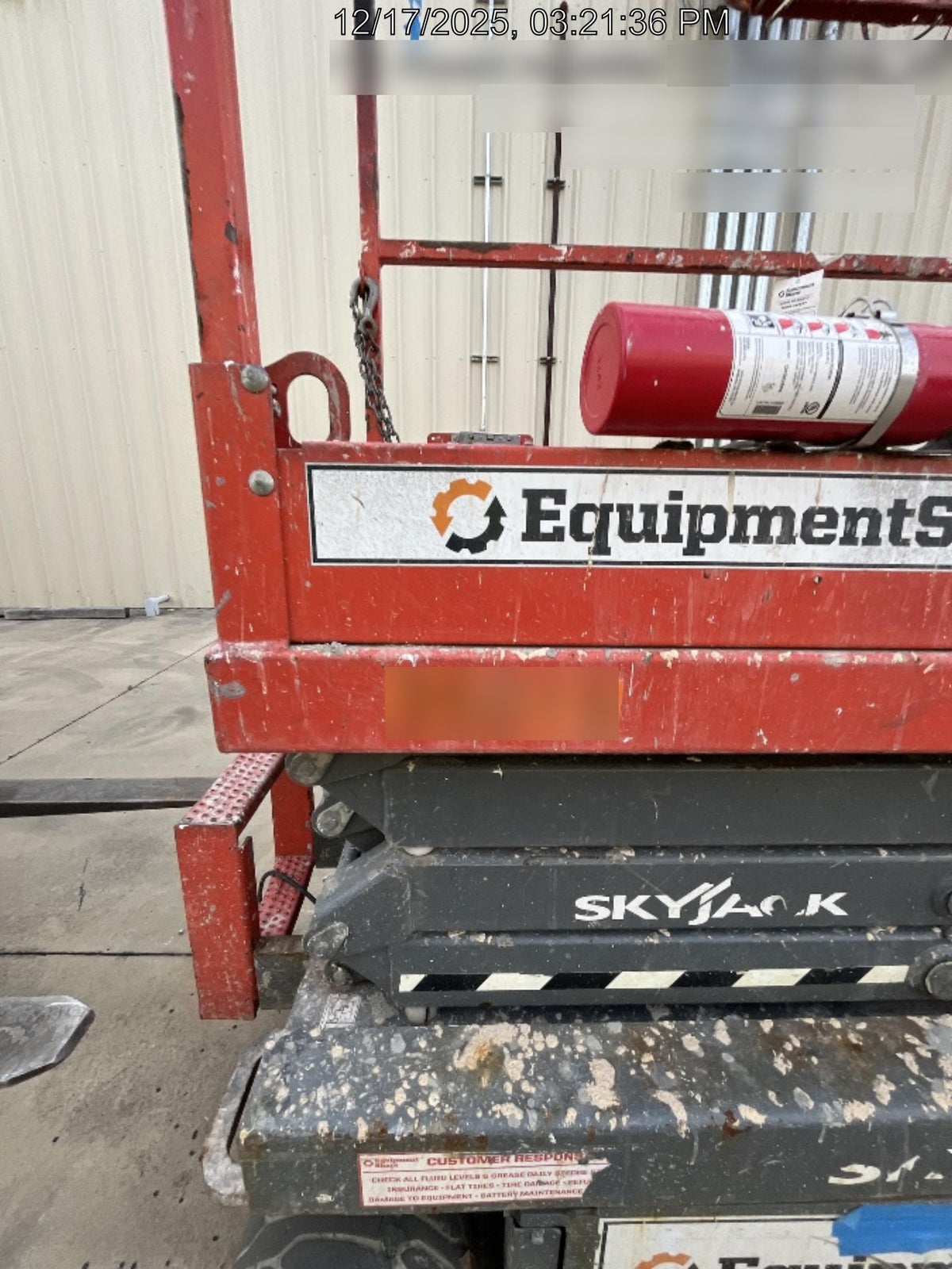 2019 Skyjack SJIII-3219 Standard Options, Trojan Batteries