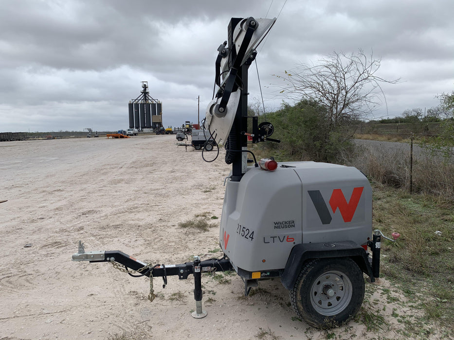 2019 Wacker Neuson LTV6L-MH Wacker Neuson LTV6L Mobile Light Tower w/Fuel Level Sensor Installed