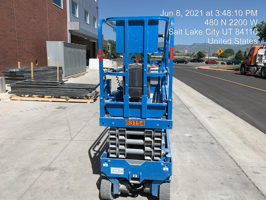2020 Genie GS-1930 Solid Non Marking Tires, Beacon, Folding rails with half height swing gate