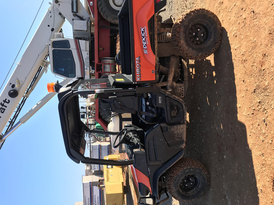 2019 Kubota RTV-XG850WL-H 4wd Utility Cart, Gas, 2 Seat, LED Strobe, Windshield Tempered Glass, Plastic Canopy, Wire Harness Kit, Backup Alarm