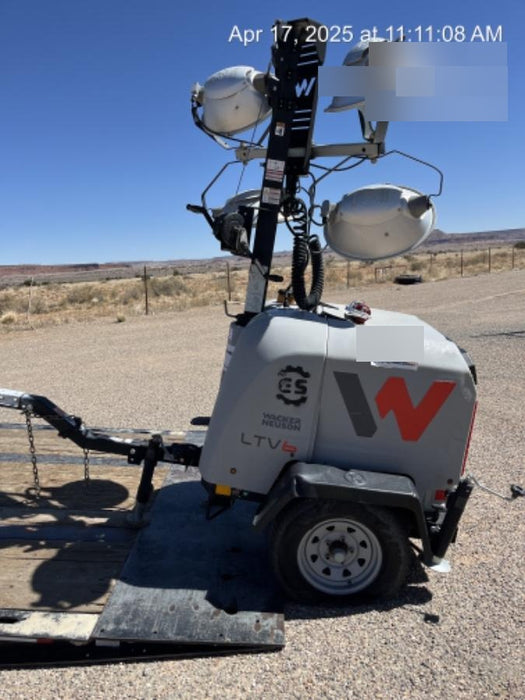 2018 Wacker Neuson LTV6L-MH Wacker Neuson LTV6L Mobile Light Tower w/Fuel Level Sensor Installed