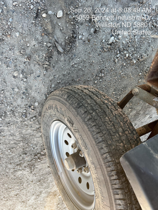 2022 Allmand NLV3GR (4) LED Light Fixture 350W, 23' Vertical Mast, 3kW Prime, Towable, Deep Sea L401, Leveling Jacks, Yanmar T4F 5.8hp