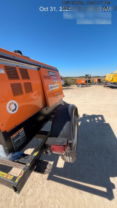 2021 Lincoln Electric Vantage 322 Vantage 322 Ready Pak 3 w/ Decals, ORANGE (includes trailer, cable rack, fender light kit) NO Telematics