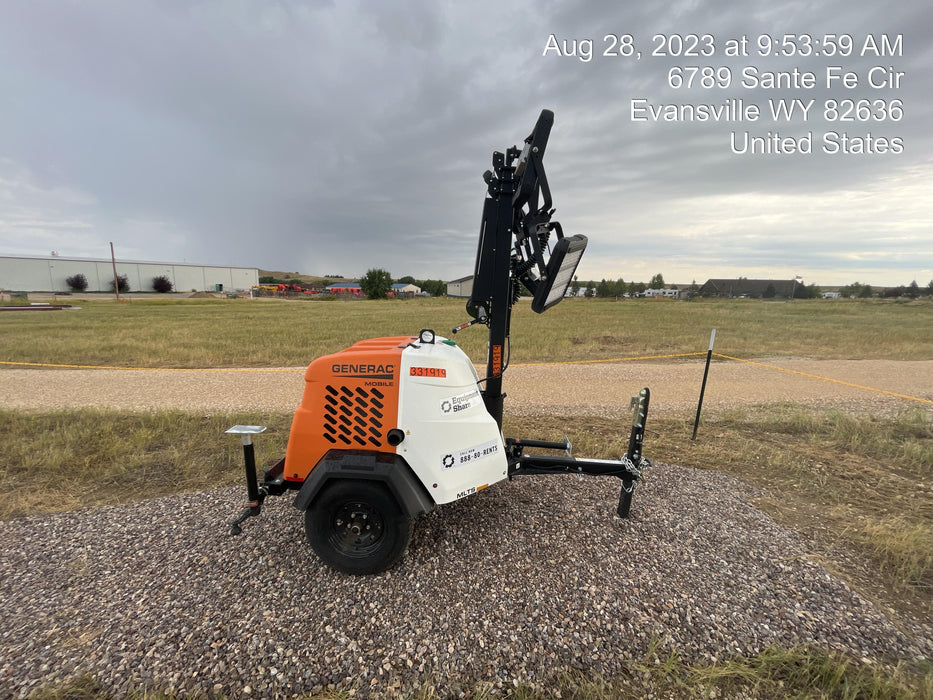 2023 Generac MLT2 Diesel, Flex Switch 120V Input, Powerzone Controller, (4) 320W LED Lights, 4kW Generator, 39.9 Gal Fuel Tank, 2" Ball, T3