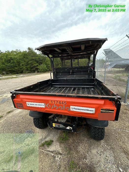 Kubota RTV-X1140W-H 4wd Utility Cart, 4 Seat, Diesel, LED Strobe, Windshield Tempered Glass, Plastic Canopy, Wire Harness Kit, Backup Alarm