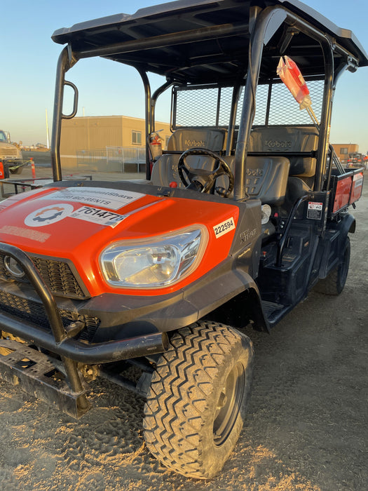 2022 Kubota RTV-X1140W-H Plastic Canopy, Windshield Acrylic Clear, LED Strobe Light, Wire Harness Kit, Back up Alarm