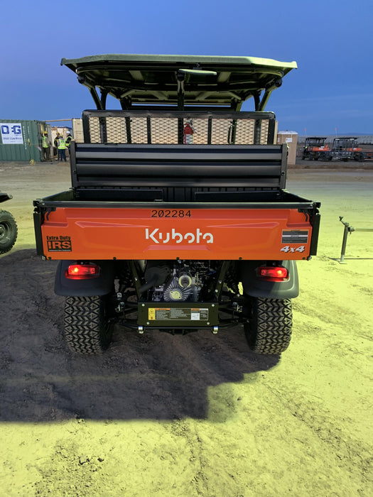 2022 Kubota RTV-X1140W-H Plastic Canopy, Windshield Acrylic Clear, LED Strobe Light, Wire Harness Kit, Back up Alarm