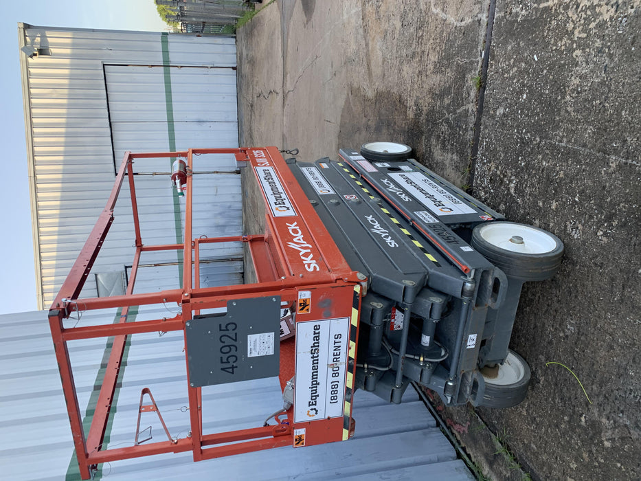 2019 Skyjack SJIII-3226 Standard Options, Trojan Batteries