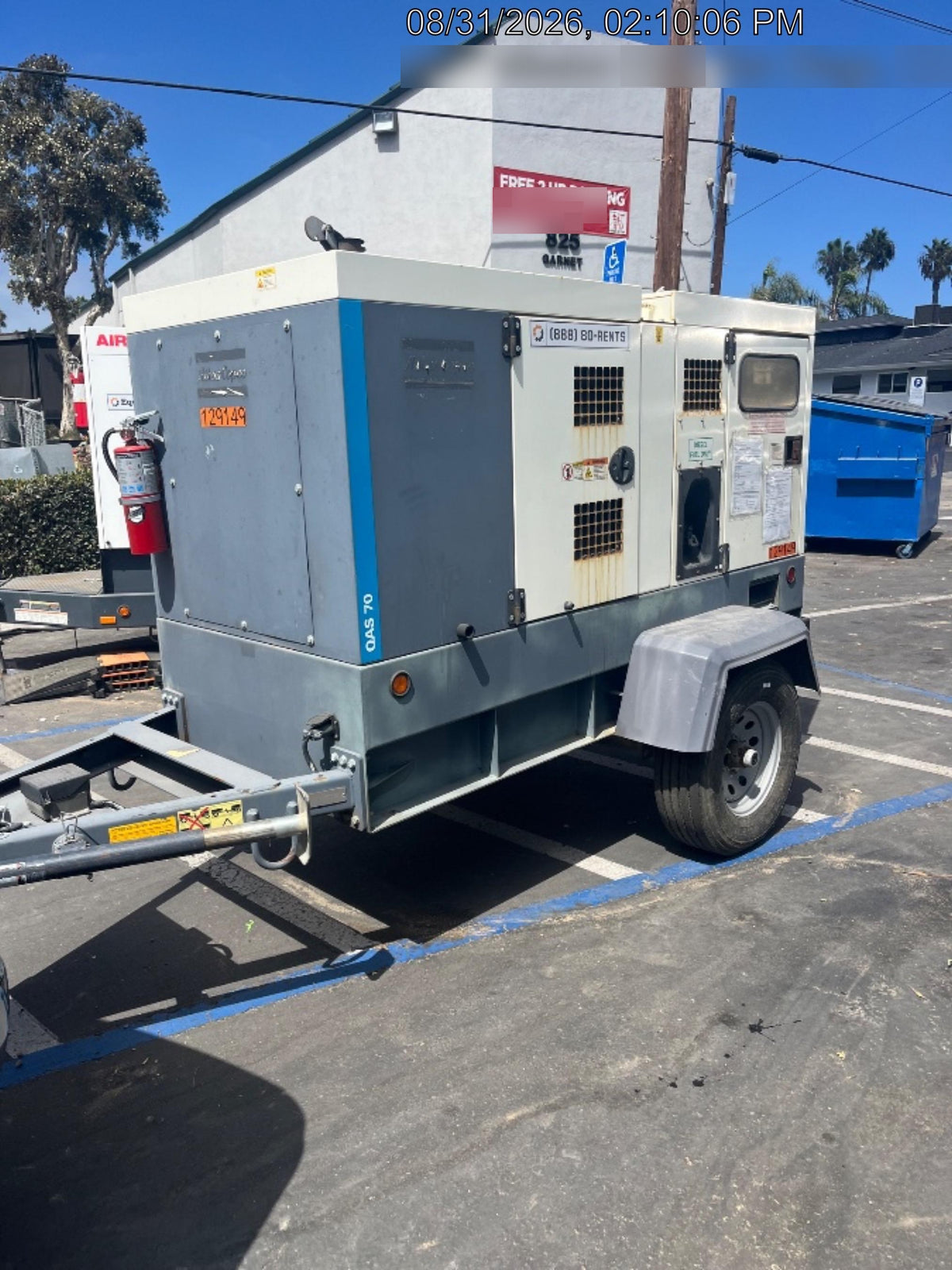 2020 ATLAS COPCO QAS 70
