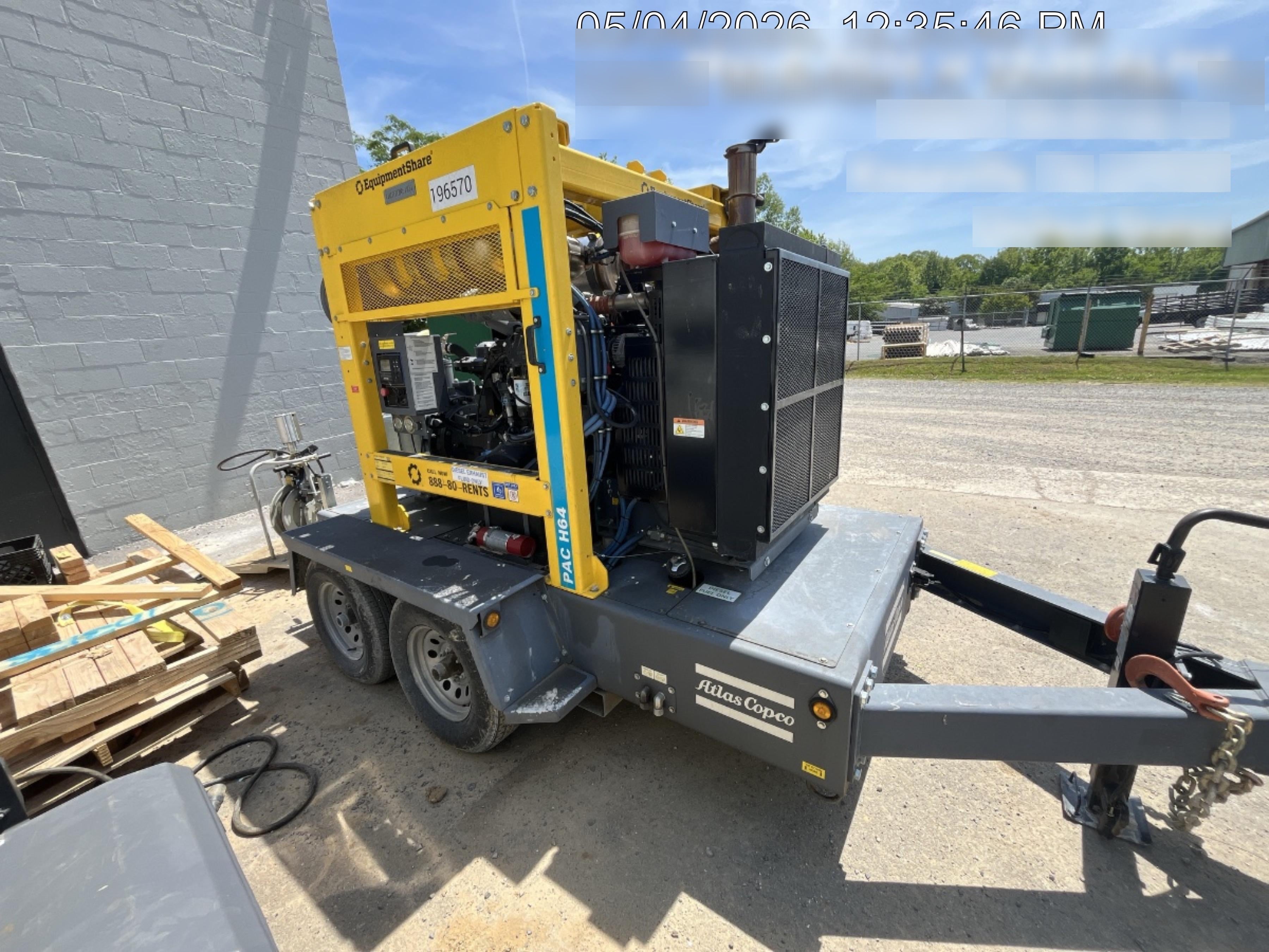 2021 ATLAS COPCO PAC H64 JD