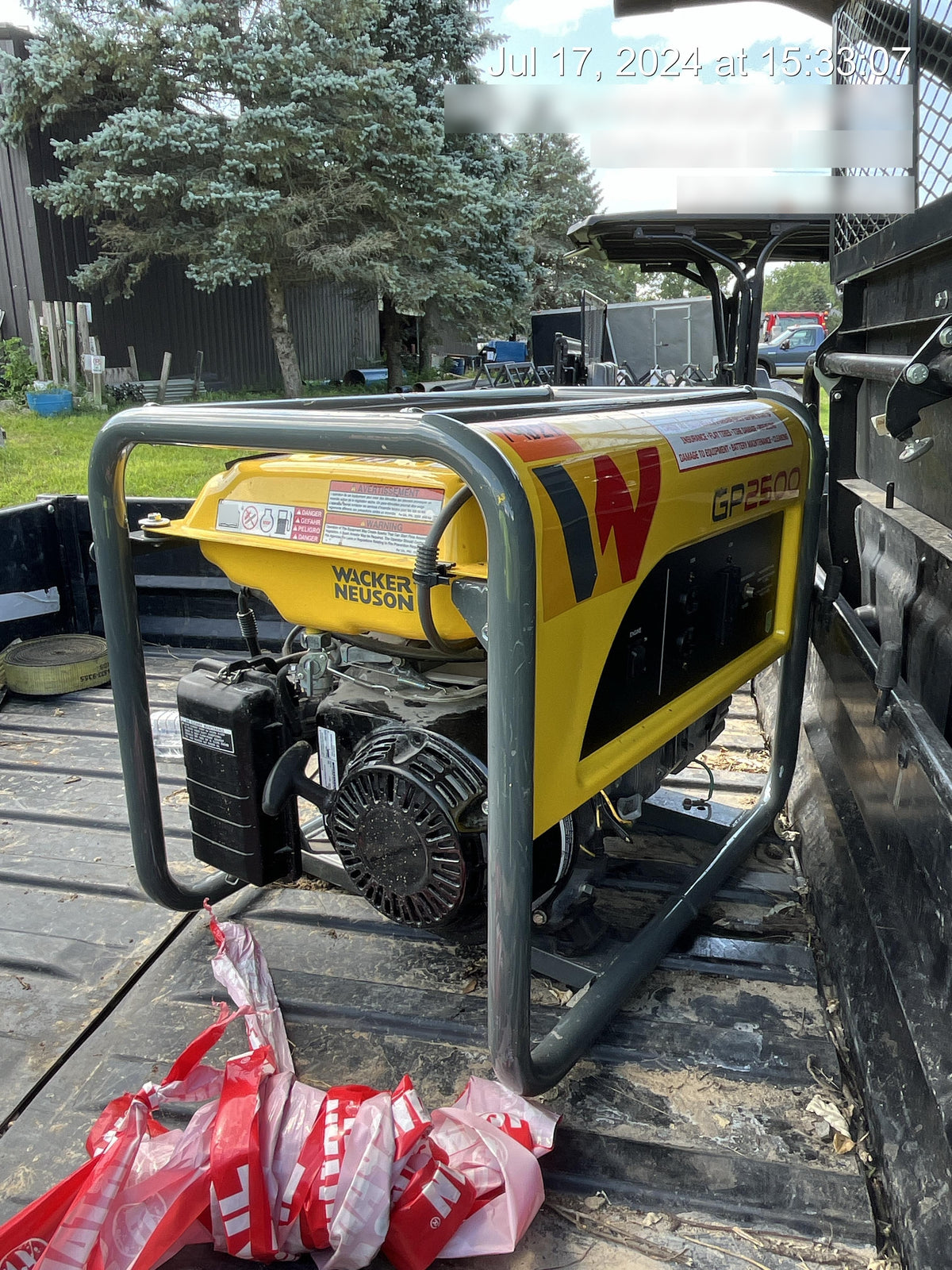 2020 WACKER NEUSON GP2500A