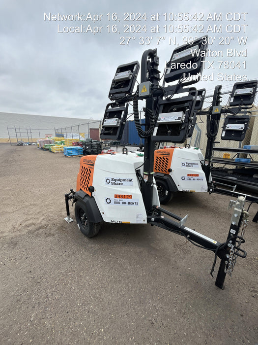 2024 Generac MLT2 Diesel, Flex Switch 120V Input, Powerzone Controller, 
(4) 320W LED Lights, 4kW Generator, 39.9 Gal Fuel Tank, 2" Ball, T3